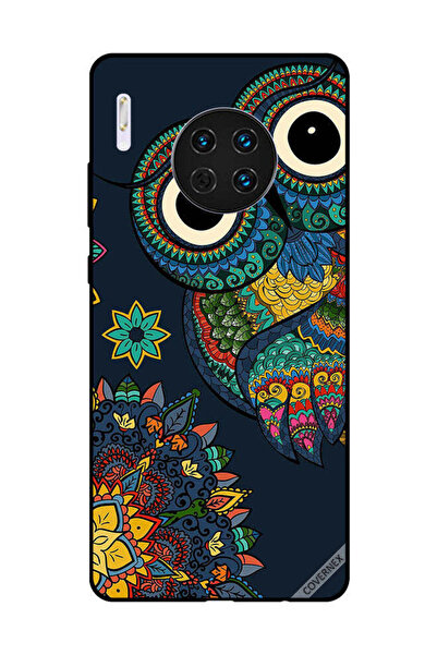 Covernex غطاء حماية لهاتف هواوي ميت 30 بتصميم بومة زهرية