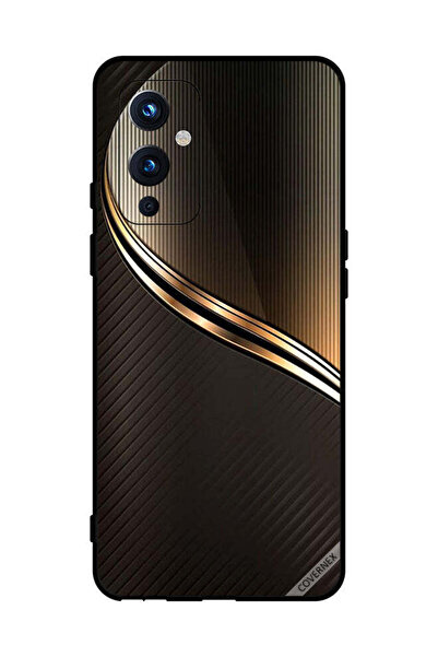 Covernex غطاء حماية لهاتف OnePlus 9 بنمط سرقة ذهبي داكن
