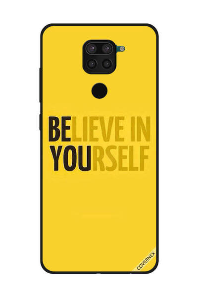 Covernex غطاء حماية لهاتف شاومي ريدمي نوت 9 - ثق بنفسك - أصفر
