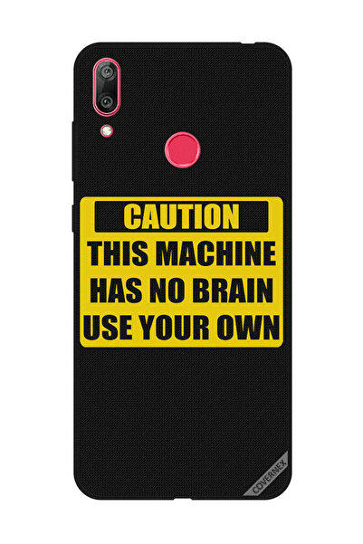 Covernex غطاء حماية لهاتف هواوي Y7 Prime 2019 تحذير: هذا الجهاز ليس له عقل