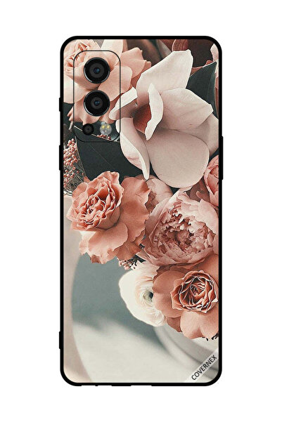 Covernex غطاء حماية لهاتف OnePlus Nord 2 5G بنقشة زهور الخوخ