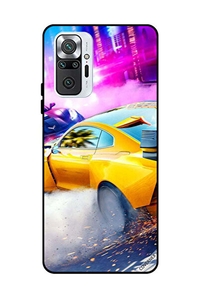 Covernex غطاء حماية لهاتف شاومي ريدمي نوت 10 برو 4G - سيارة صفراء