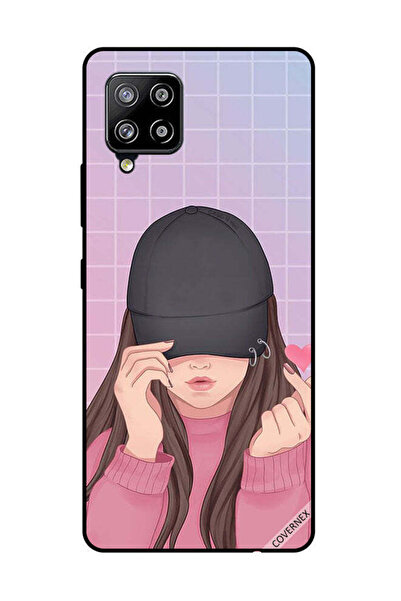 Covernex غطاء حماية لهاتف سامسونج جالاكسي M42 5G سناب لوف، قبعة سوداء للبنات