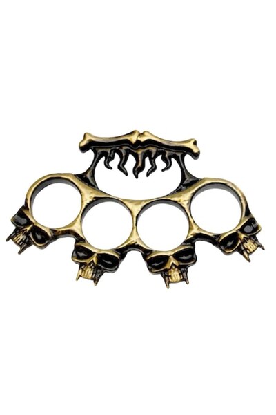 dalimag Self-Defense Dagger, Knuckle 4 Edges, Green, Dalimag