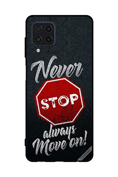Covernex غطاء حماية لهاتف سامسونج جالاكسي M22 4G لا تتوقف أبدًا، تحرك دائمًا
