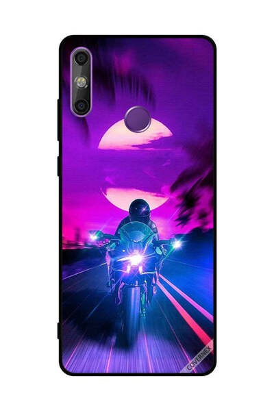 Covernex غطاء حماية لهاتف هواوي إنجوي 20E راكب الدراجة النارية يترك القمر خلفه