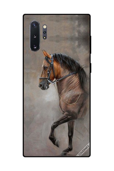 Covernex غطاء حماية لهاتف سامسونج جالكسي نوت 10 بلس صورة حصان عتيقة