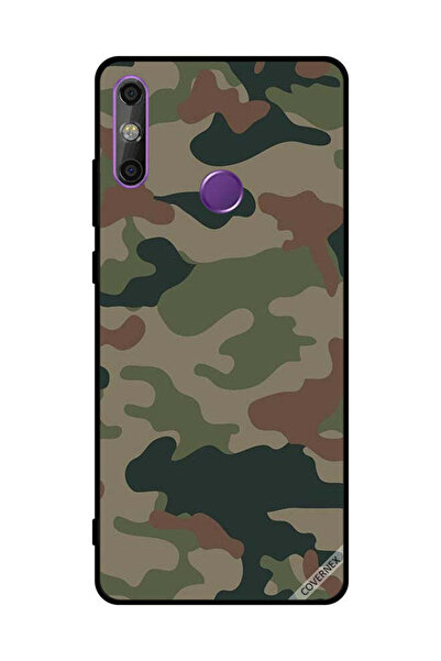 Covernex غطاء حماية لهاتف هواوي إنجوي 20E بنمط مموه باللونين الأخضر والبني