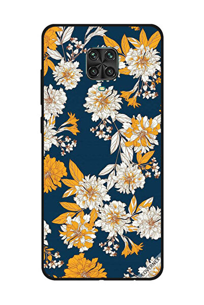 Covernex غطاء حماية لهاتف شاومي ريدمي نوت 9S/9 برو بنقشة زهور وأوراق صفراء وب...