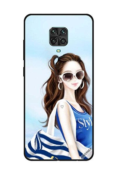 Covernex غطاء حماية لهاتف شاومي ريدمي نوت 9S/9 برو - أزرق، تصميم قميص