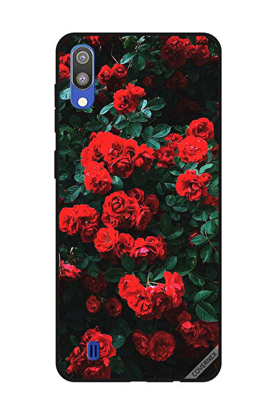 Covernex غطاء حماية لهاتف سامسونج جالاكسي M10 - حديقة الورود الحمراء