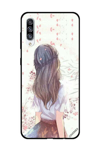 Covernex غطاء حماية لهاتف سامسونج جالاكسي A30s، فتاة لطيفة في تفكير عميق