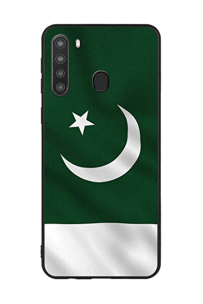 Covernex غطاء حماية لهاتف سامسونج جالاكسي A21 علم باكستان عمودي