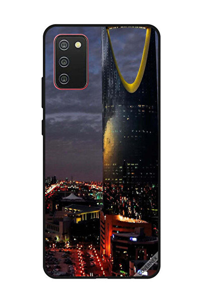 Covernex غطاء حماية لهاتف سامسونج جالاكسي A02s/F02s منظر برج الفيصلية في المساء