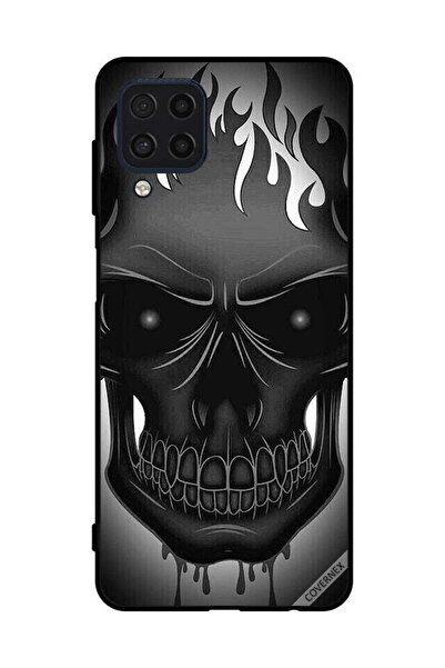 Covernex غطاء حماية لهاتف سامسونج جالاكسي M32 4G برسومات جمجمة