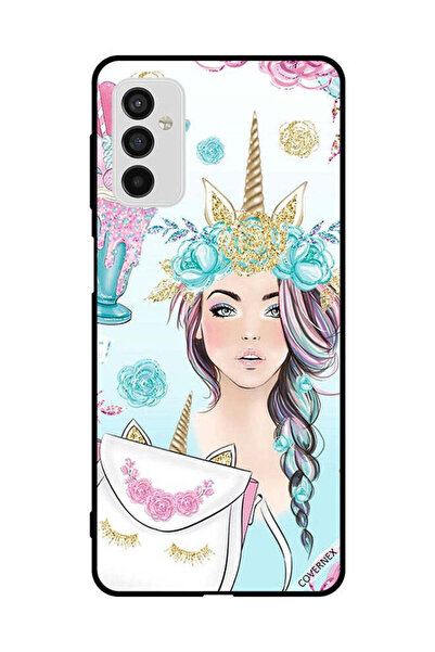 Covernex غطاء حماية لهاتف سامسونج جالاكسي M52 5G رموش على الحقيبة وفتاة وحيد ...