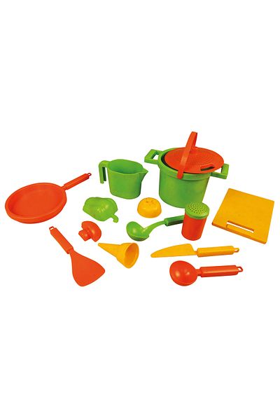 LENA Set of 14 Lena sand toys, multicolor
