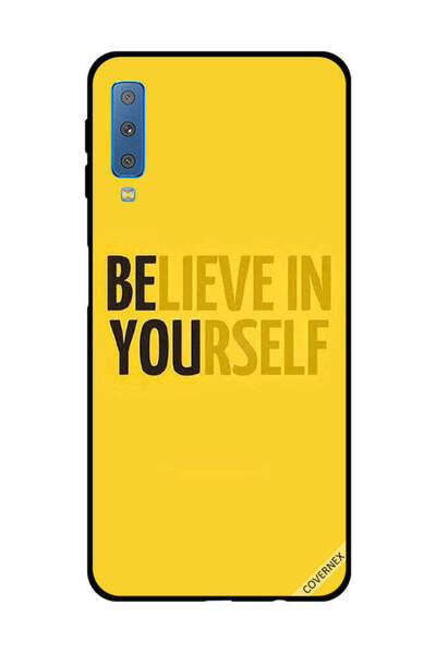 Covernex غطاء حماية لهاتف سامسونج جالاكسي A7 2018 - ثق بنفسك - أصفر
