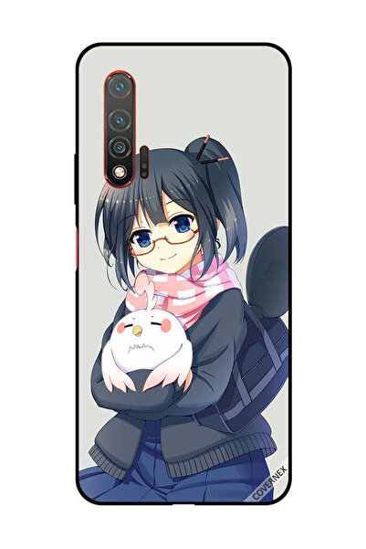 Covernex غطاء حماية لهاتف هواوي نوفا 6 5G فتاة تحمل حيوانًا أليفًا