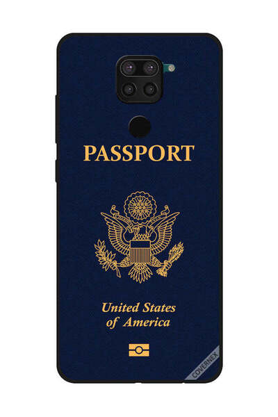 Covernex غطاء حماية لهاتف شاومي ريدمي نوت 9 - جواز سفر أمريكي
