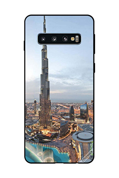 Covernex غطاء حماية لهاتف سامسونج جالكسي S10 - منظر جميل لوسط مدينة دبي