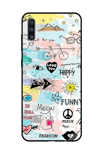 Covernex غطاء حماية لهاتف سامسونج جالاكسي A70 دودل مياو إنجوي