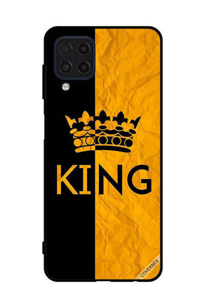 Covernex غطاء حماية لهاتف سامسونج جالاكسي M32 4G كينج أسود وأصفر