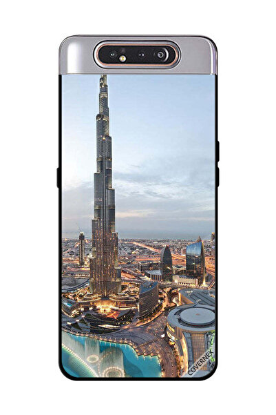 Covernex غطاء حماية لهاتف سامسونج جالكسي A80 منظر جميل لوسط مدينة دبي