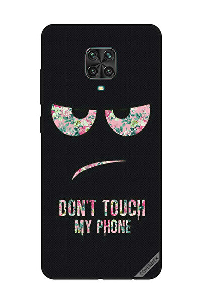 Covernex غطاء حماية لهاتف شاومي ريدمي نوت 9S/9 برو - لا تلمس هاتفي - زهري