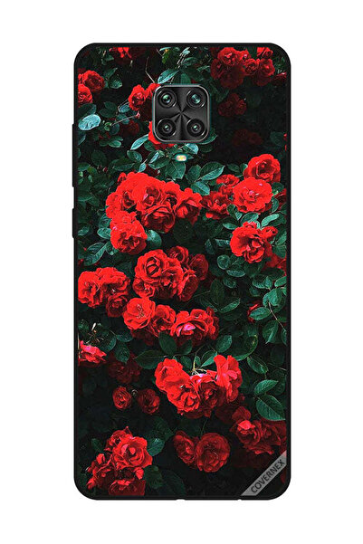 Covernex غطاء حماية لهاتف شاومي ريدمي نوت 9S/9 برو - حديقة الورود الحمراء