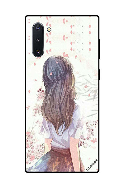 Covernex غطاء حماية لهاتف سامسونج جالكسي نوت 10 - فتاة لطيفة في تفكير عميق