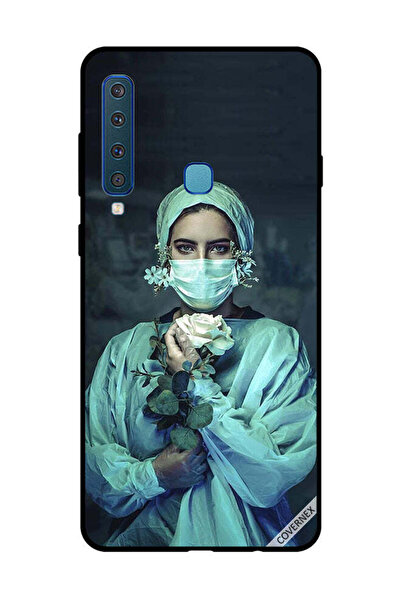 Covernex غطاء حماية لهاتف سامسونج جالاكسي A9 2018 - ممرضة تحمل زهرة