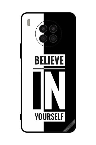 Covernex غطاء حماية لهاتف هواوي نوفا 8i ثق بنفسك باللونين الأبيض والأسود