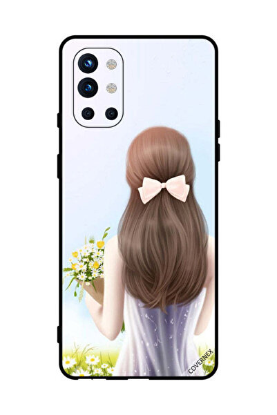 Covernex غطاء حماية لهاتف OnePlus 9R فتاة جميلة تحمل الزهور