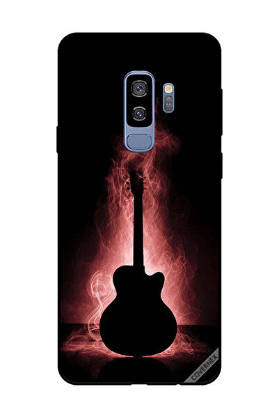 Covernex غطاء حماية لهاتف سامسونج جالاكسي S9 بلس بتصميم انعكاس جيتار في الظلام