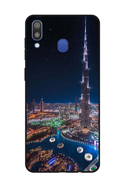 Covernex غطاء حماية لهاتف سامسونج جالاكسي M20 - منظر ليلي لوسط المدينة