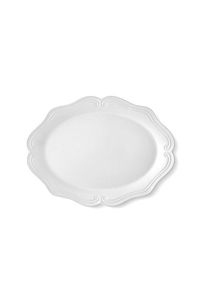 The Mia Grande Serving Plate White 41X32 cm Grd0008