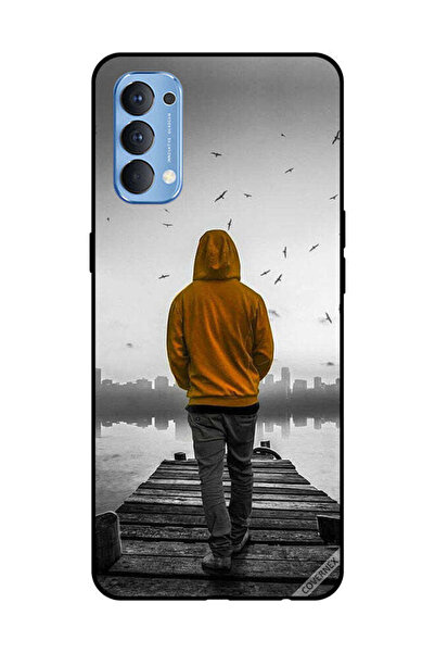 Covernex غطاء حماية لهاتف OPPO Reno 4 4G - فتى حزين يمشي