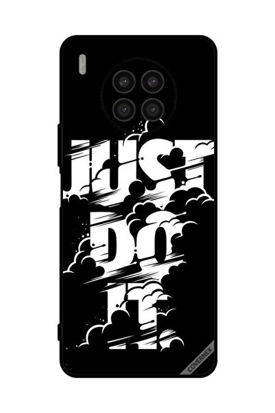 Covernex غطاء حماية لهاتف هواوي نوفا 8i - جاست دو إت - أبيض وأسود