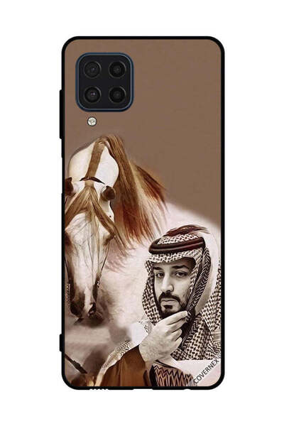 Covernex غطاء حماية لهاتف سامسونج جالاكسي M22 4G محمد بن سلمان أمام حصان