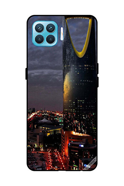 Covernex غطاء حماية لهاتف OPPO F17 Pro منظر برج الفيصلية في المساء