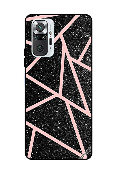 Covernex غطاء حماية لهاتف شاومي ريدمي نوت 10 برو 4G، أسود لامع، بنقشة مسارات ...