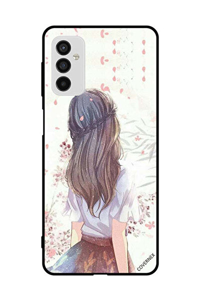 Covernex غطاء حماية لهاتف سامسونج جالاكسي M52 5G، فتاة لطيفة في تفكير عميق