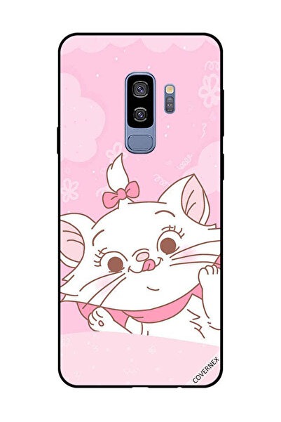 Covernex غطاء حماية لهاتف سامسونج جالاكسي S9 بلس - مشبك شعر وردي