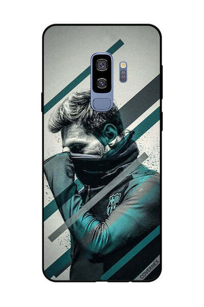 Covernex غطاء حماية لهاتف سامسونج جالاكسي S9 بلس ميسي يختبئ في وجهه