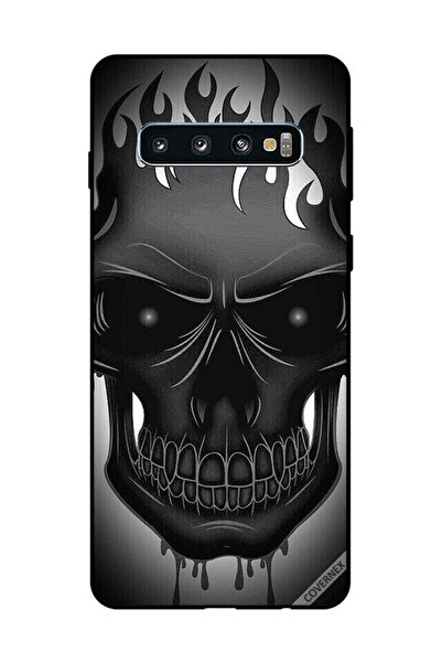 Covernex غطاء حماية لهاتف سامسونج جالاكسي S10 - رسمة رأس