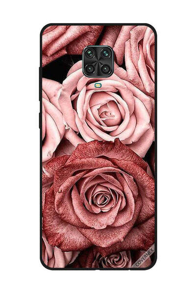 Covernex غطاء حماية لهاتف شاومي ريدمي نوت 9S/9 برو - زهور الخوخ