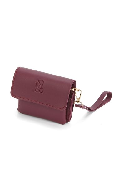 Av A Dos Mini Women's Wallet with Hand Wrist Strap Cash Coin Compartment Wallet Envelope Model
