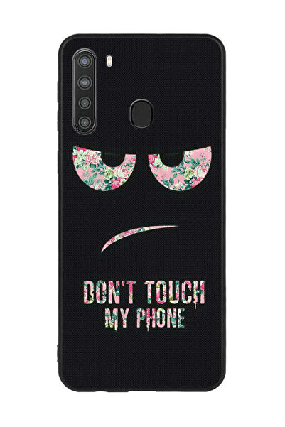 Covernex Protective Case Cover For Samsung Galaxy A21 Don't Touch My Phone Fl...