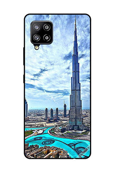 Covernex غطاء حماية لهاتف سامسونج جالاكسي M42 5G - برج خليفة - غيوم مؤثرة